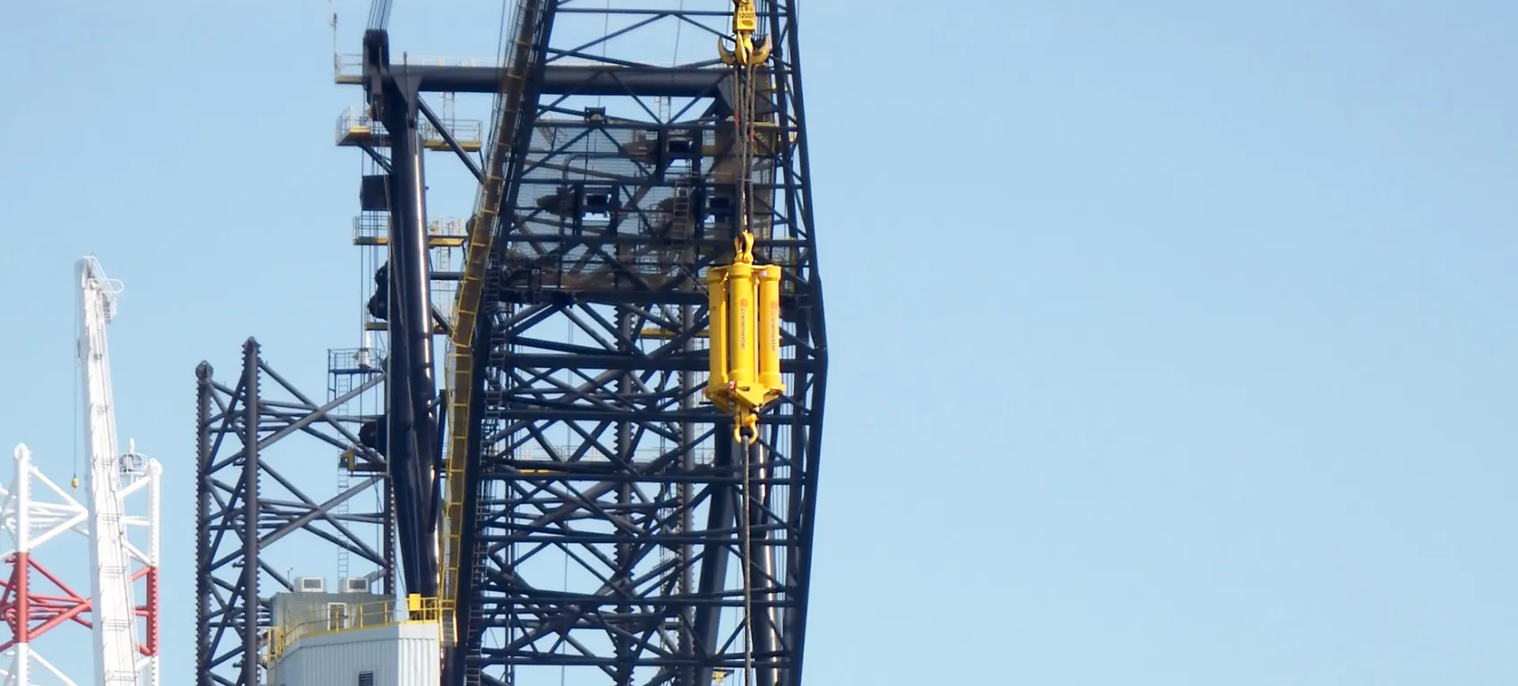 Pile hammering for E.ON at the Rampion project