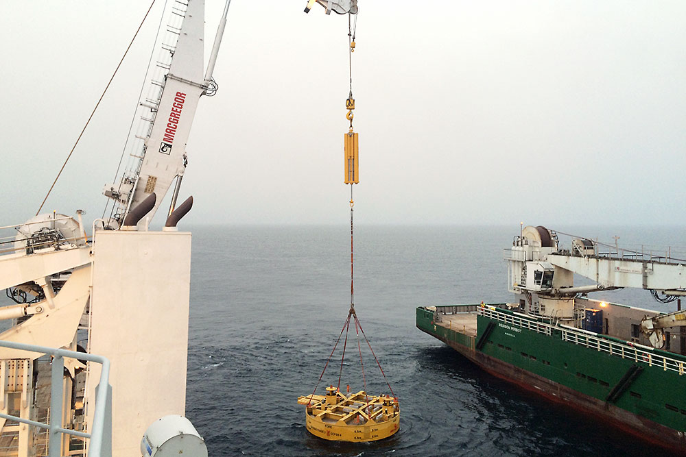 Installation of suction pile in deep water
