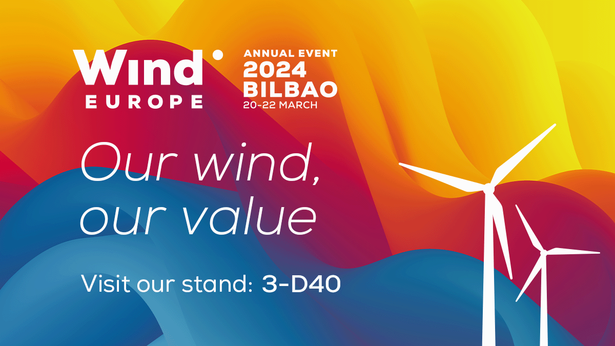 New Event: Meet us at WindEurope 2024 in Bilbao